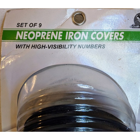 Club Champ Neoprene Iron Covers Set‎ of 9 High Visibility Numbers NIP - Picture 4 of 5